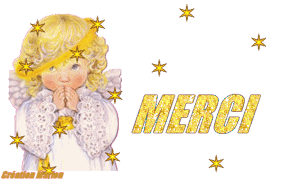 Gif animé merci ange